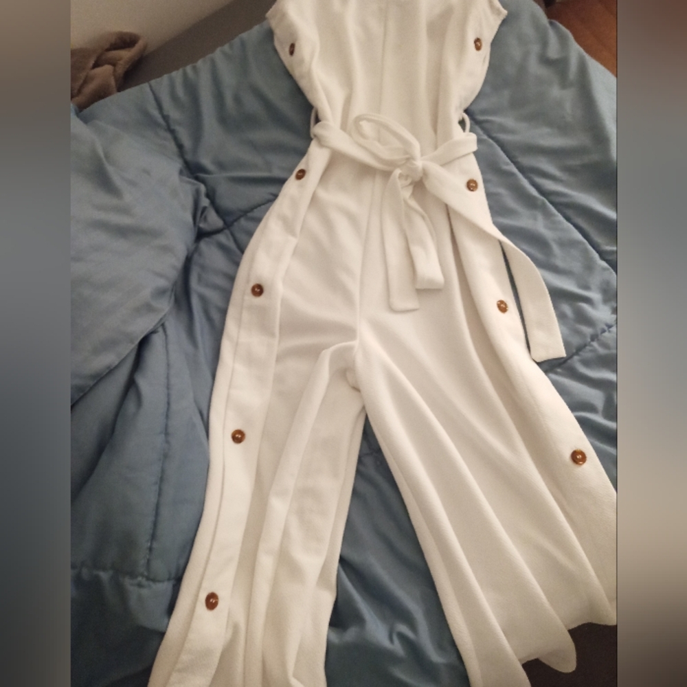Brand new Derek Heart white jumpsuit